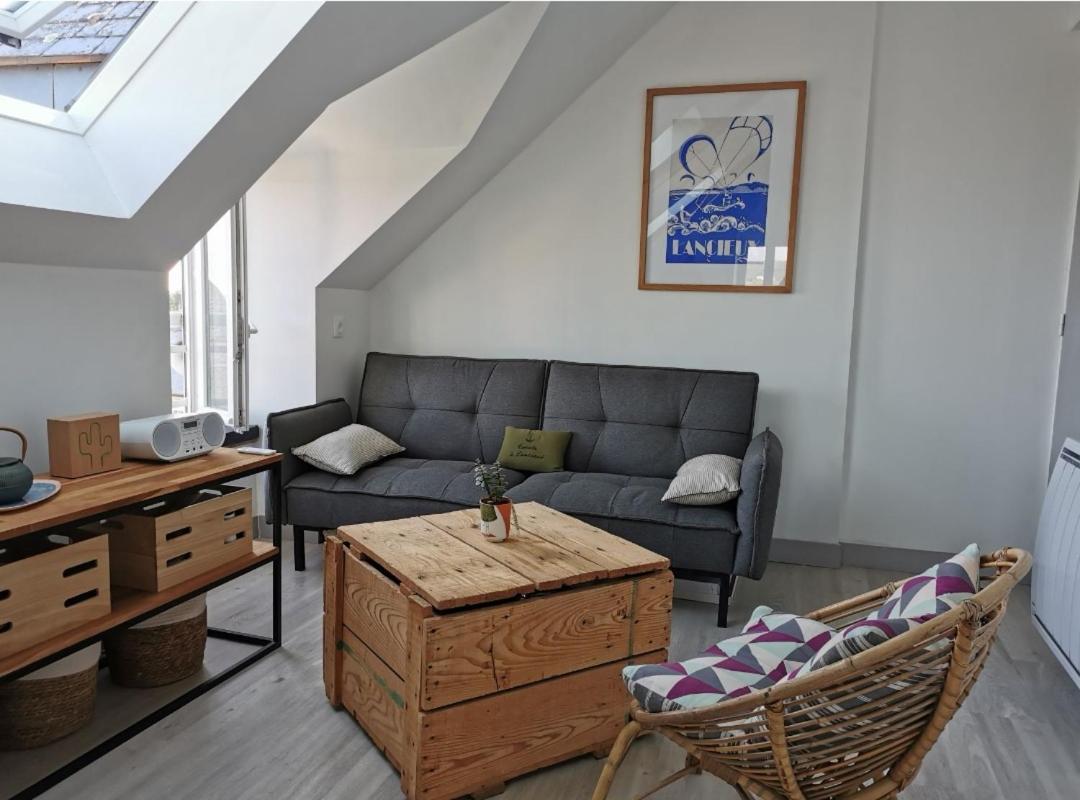 Apartamento Studio cosy au bord de mer Lancieux Exterior foto